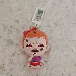 Zombie Babies Figurine Bag Clip; Series 1 "Ravenous Ruby"